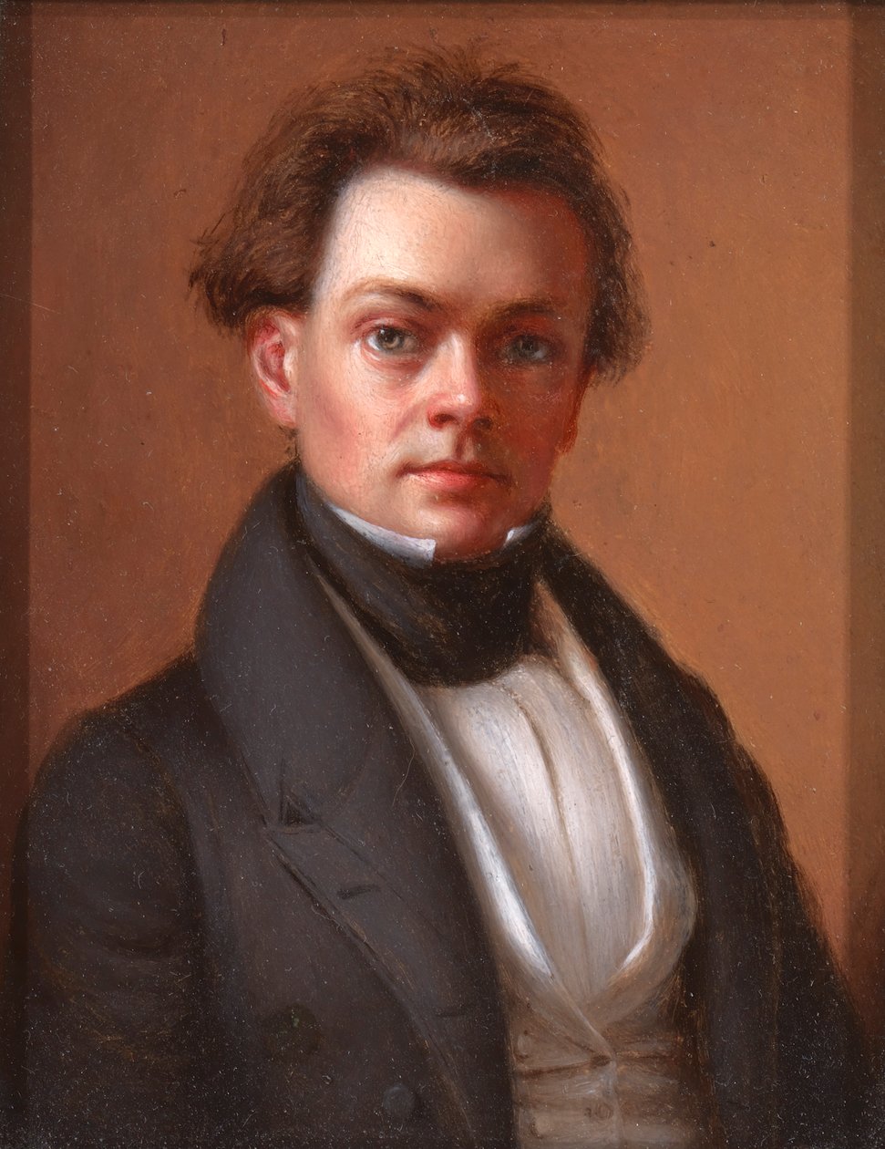 Autoportrét, ca. 1850. od Oliver Tarbell Eddy