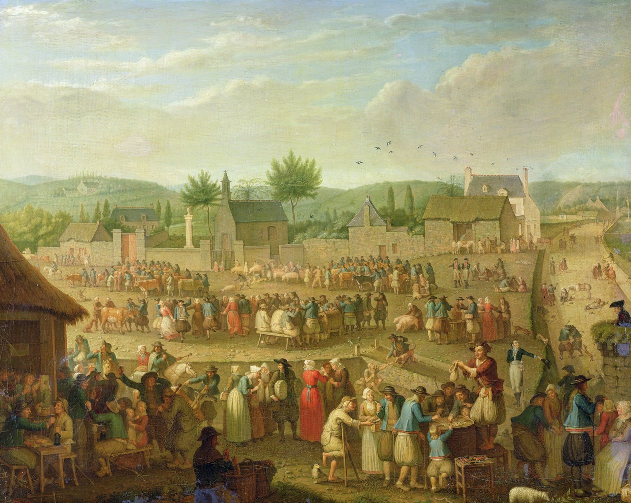 Veletrh v Quimper, 1810 od Olivier Perrin