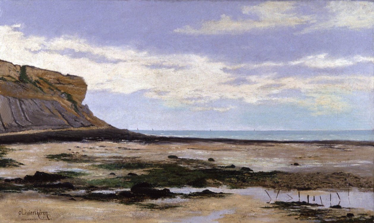 Avranches, Francie, kolem roku 1900 (malba) od Olivier Cheron
