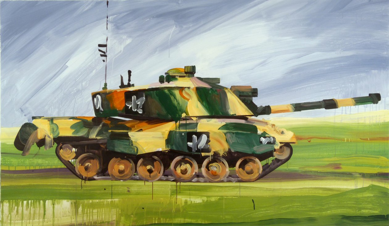 Char 1, 2015 (akryl na plátně) od Olivier Morel