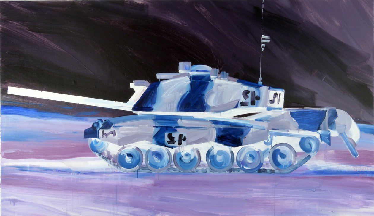 Char 2, 2015 (akryl na plátně) od Olivier Morel