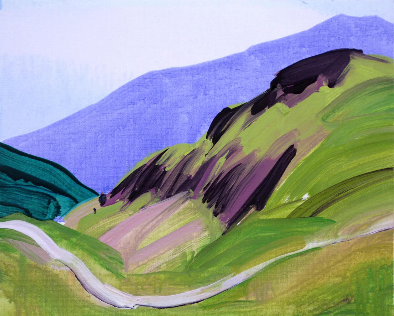 Leukerbad 12, 2012 (akryl na plátně) od Olivier Morel