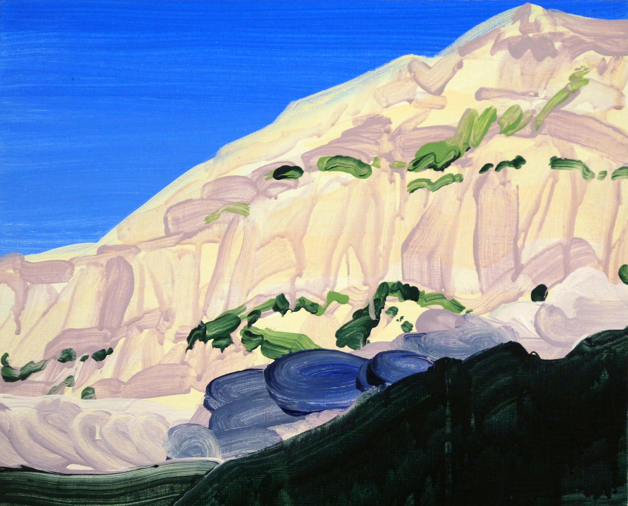 Leukerbad 13, 2012 (akryl na plátně) od Olivier Morel