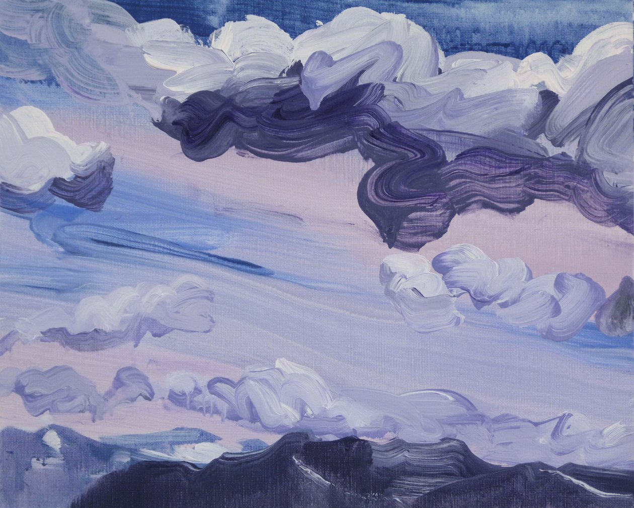 Leukerbad 3, 2012 (akryl na plátně) od Olivier Morel