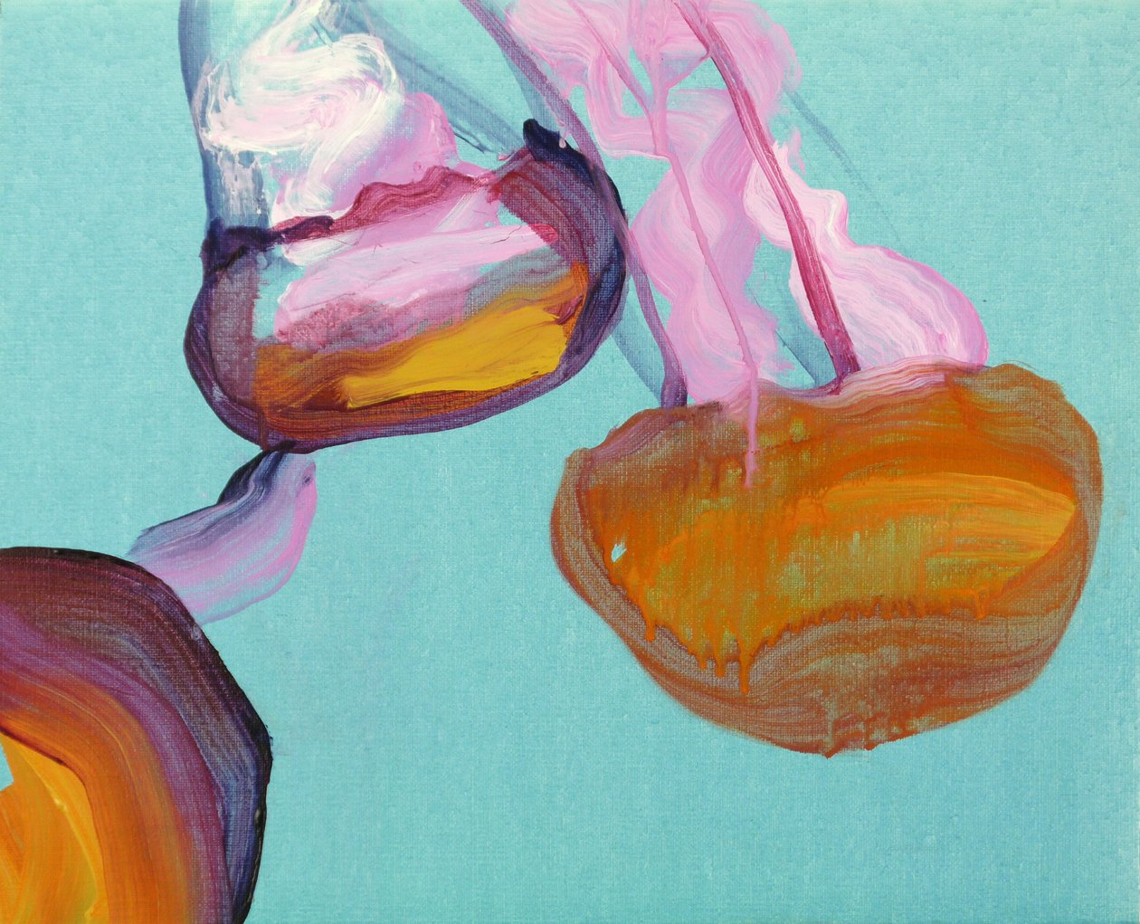 Méduses 12, 2013 (akryl na plátně) od Olivier Morel