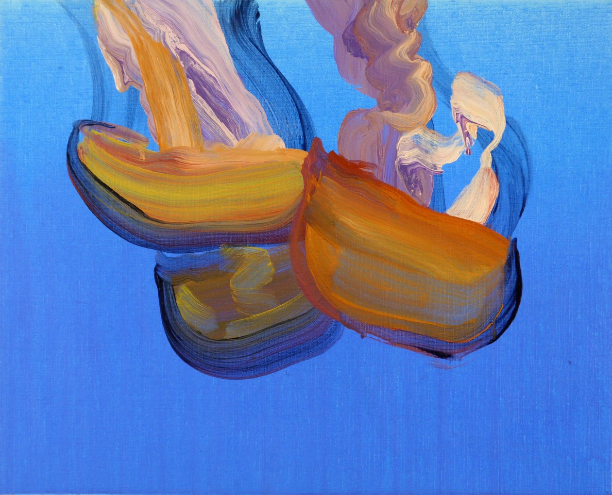 Méduses 6, 2013 (akryl na plátně) od Olivier Morel