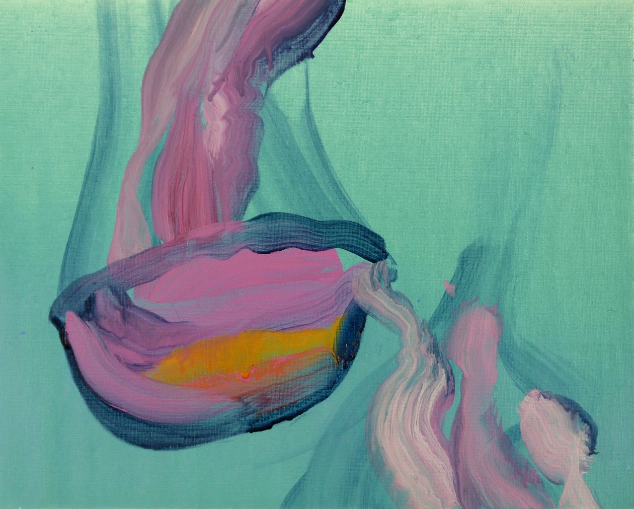 Méduses 8, 2013 (akryl na plátně) od Olivier Morel