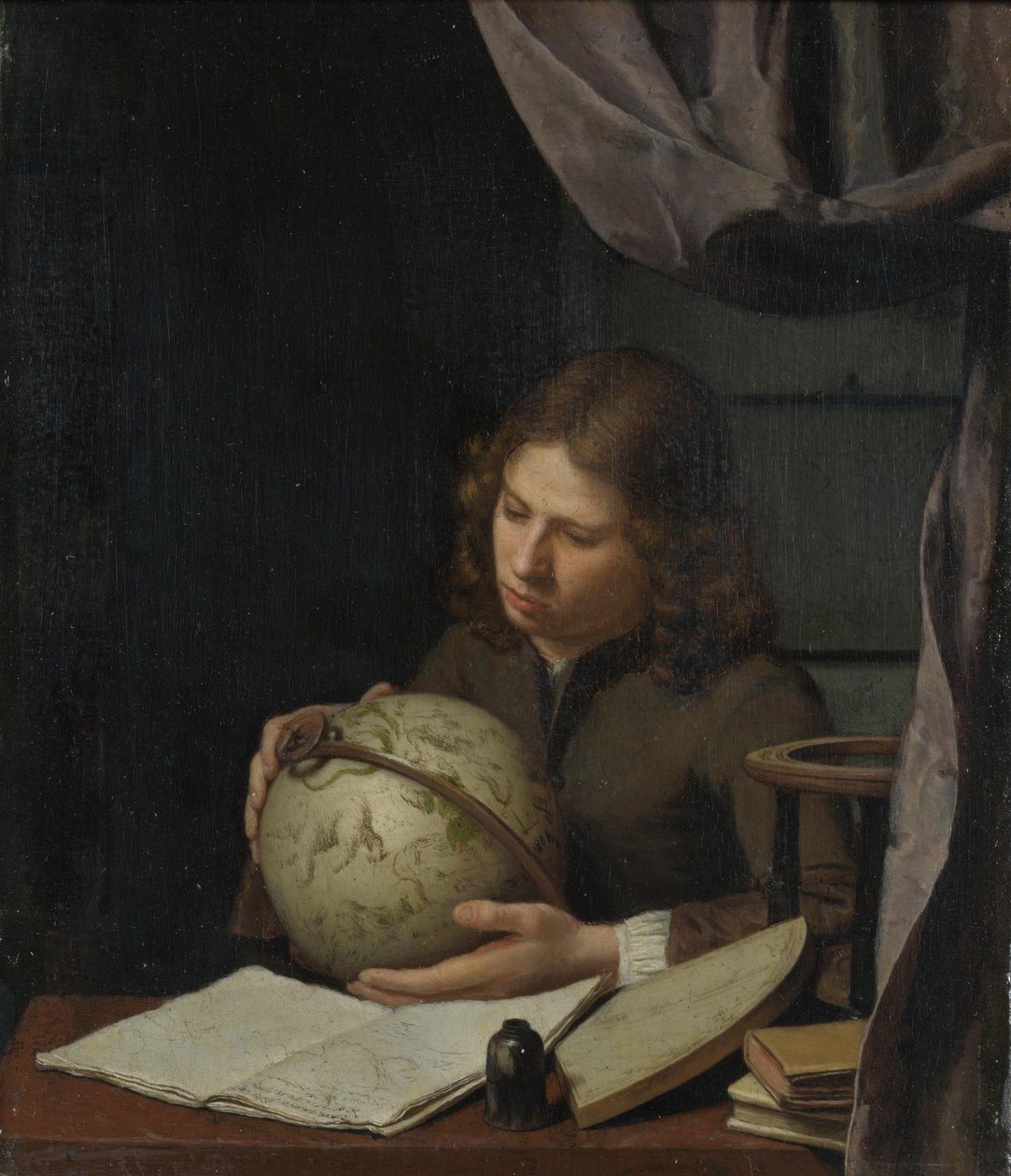 Mladý astronom, asi 1685 od Olivier van Deuren