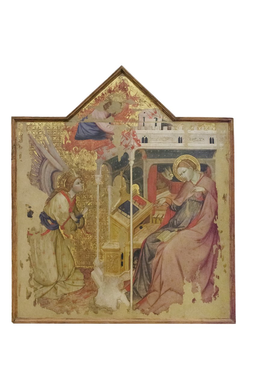 Zvěstování, asi 1396 (tempera na desce) od Olivuccio Ceccarello di Ciccarello