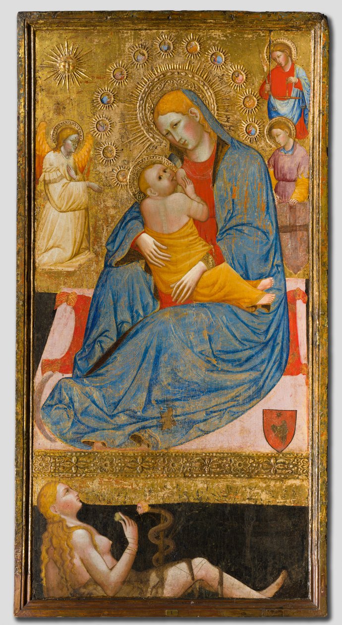 Madona pokory s pokušením Evy, c. 1400. od Olivuccio di Ciccarello