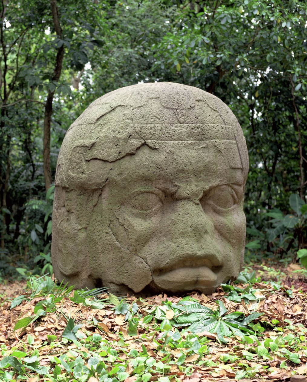 Kolosální hlava 26, předklasické období od Olmec