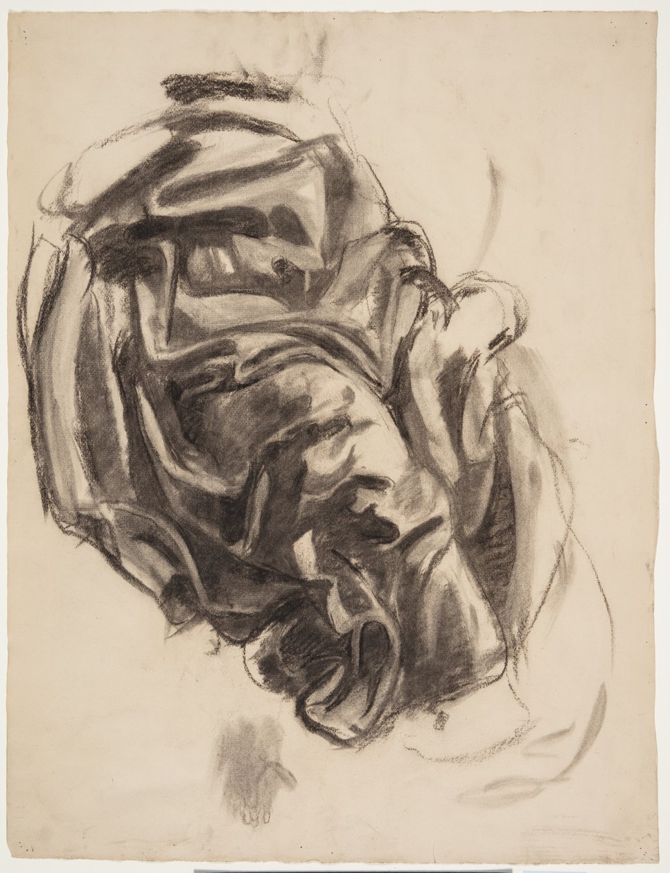Draperstudie od Oluf Hartmann