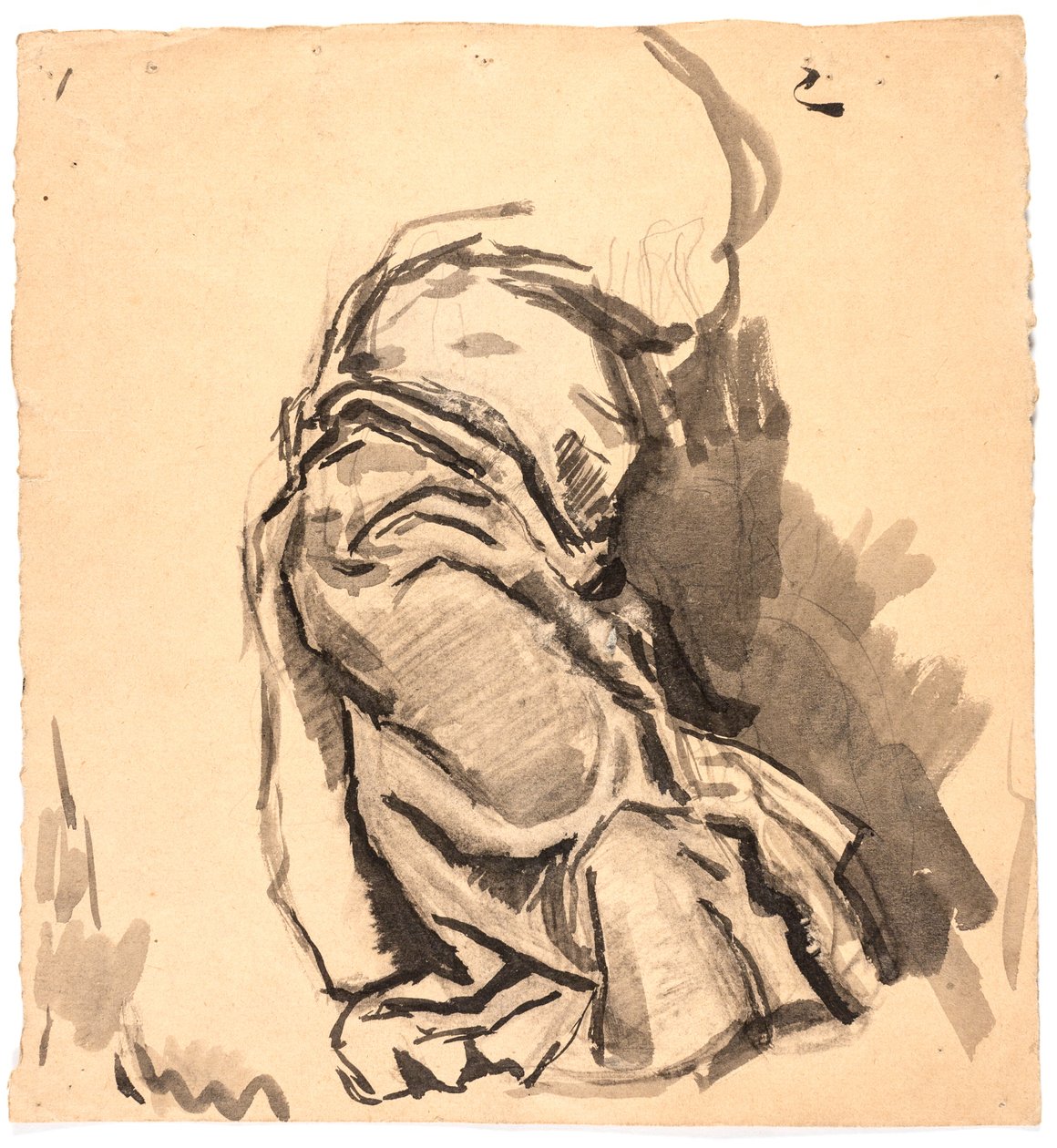 Draperstudie od Oluf Hartmann