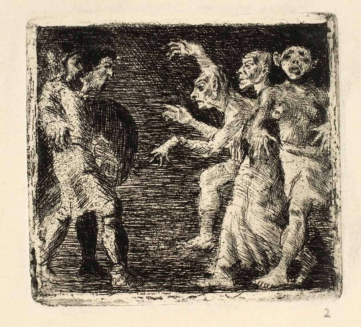 Macbeth a čarodějnice od Oluf Hartmann