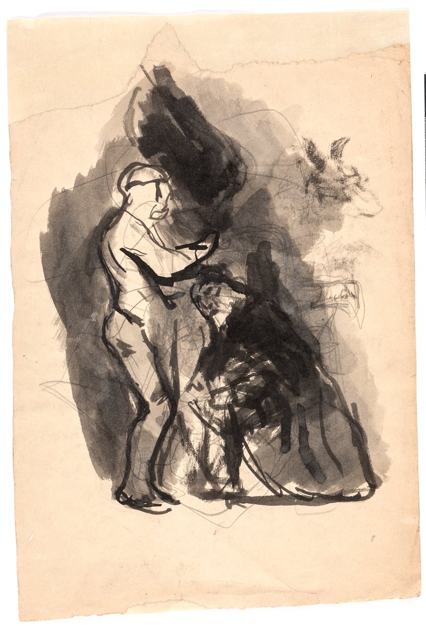 Studie na "Daedalus a Ikarus" od Oluf Hartmann