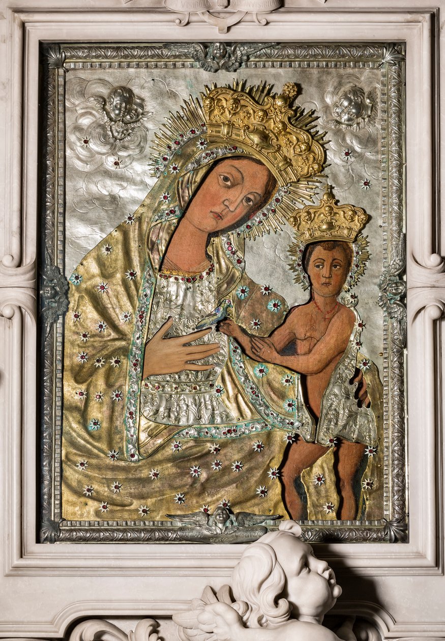 Madonna Odegitria - Ikona s Rizzou od Onofrio Palvisino da Monopoli