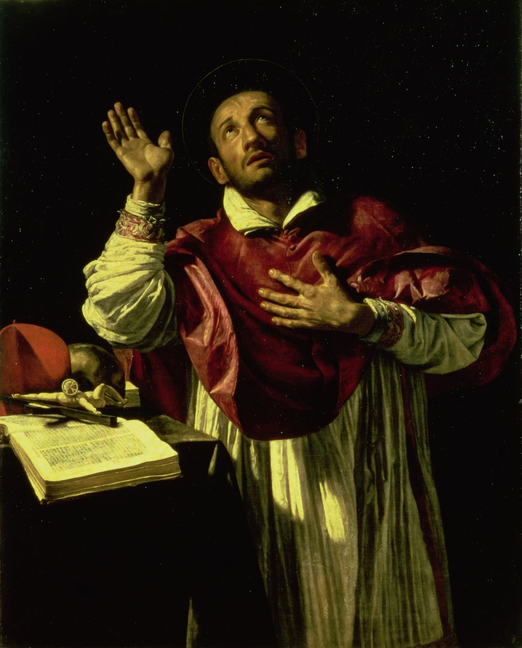 Svatý Carlo Borromeo, kolem roku 1610 od Orazio Borgianni