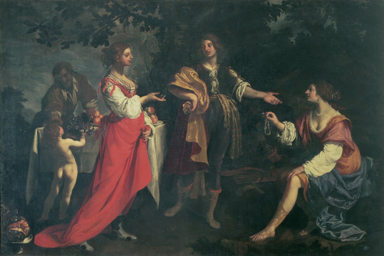 Angelica a Moor, Medoro, 1634 od Orazio Fidani