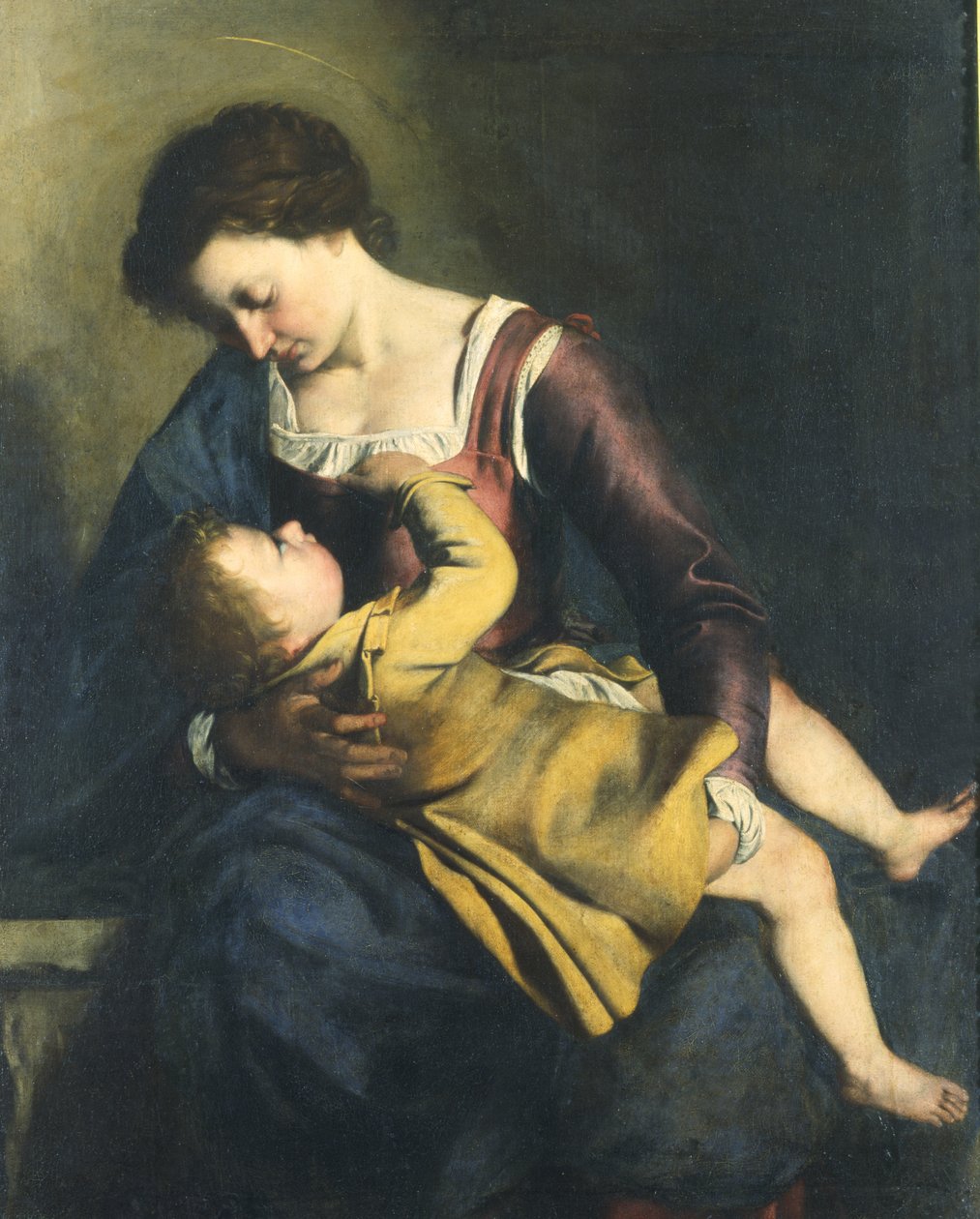 Madonna s dítětem od Orazio Gentileschi
