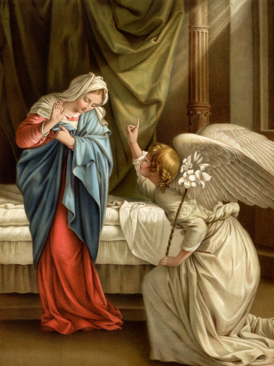Zvěstování od Orazio Gentileschi