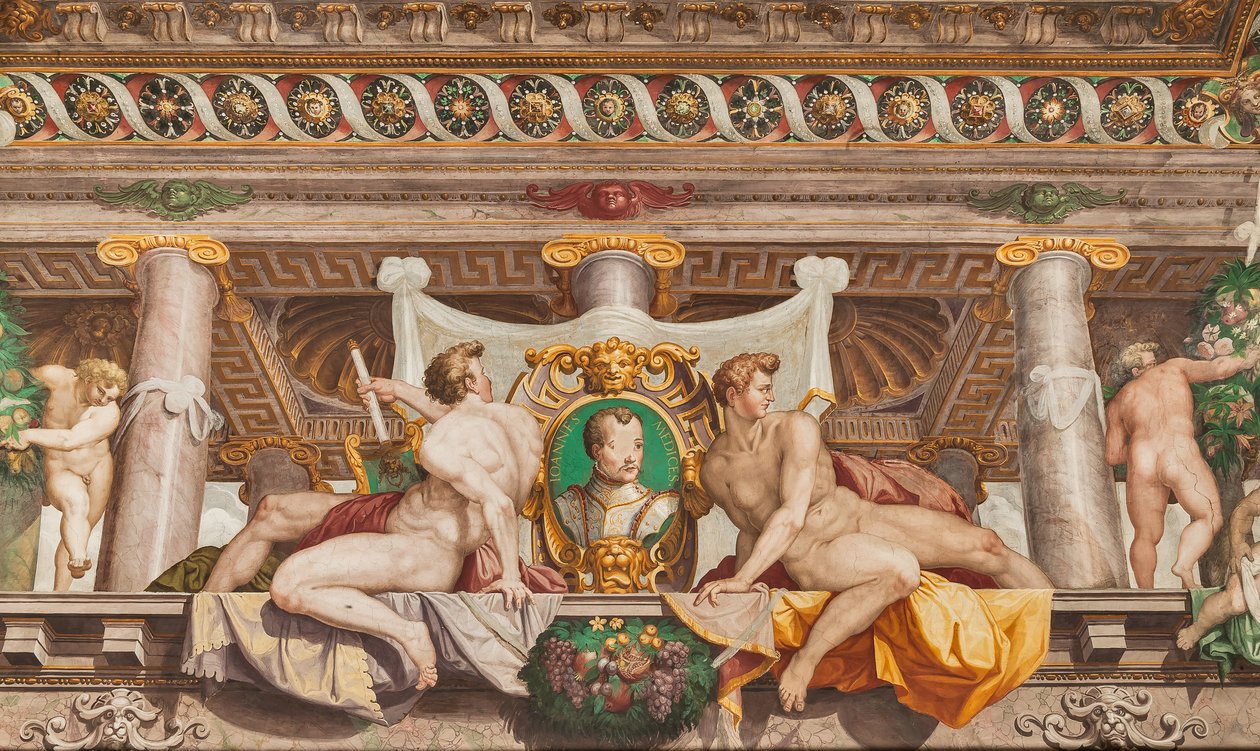 Faux veranda s pamětními kameny Giovanni De