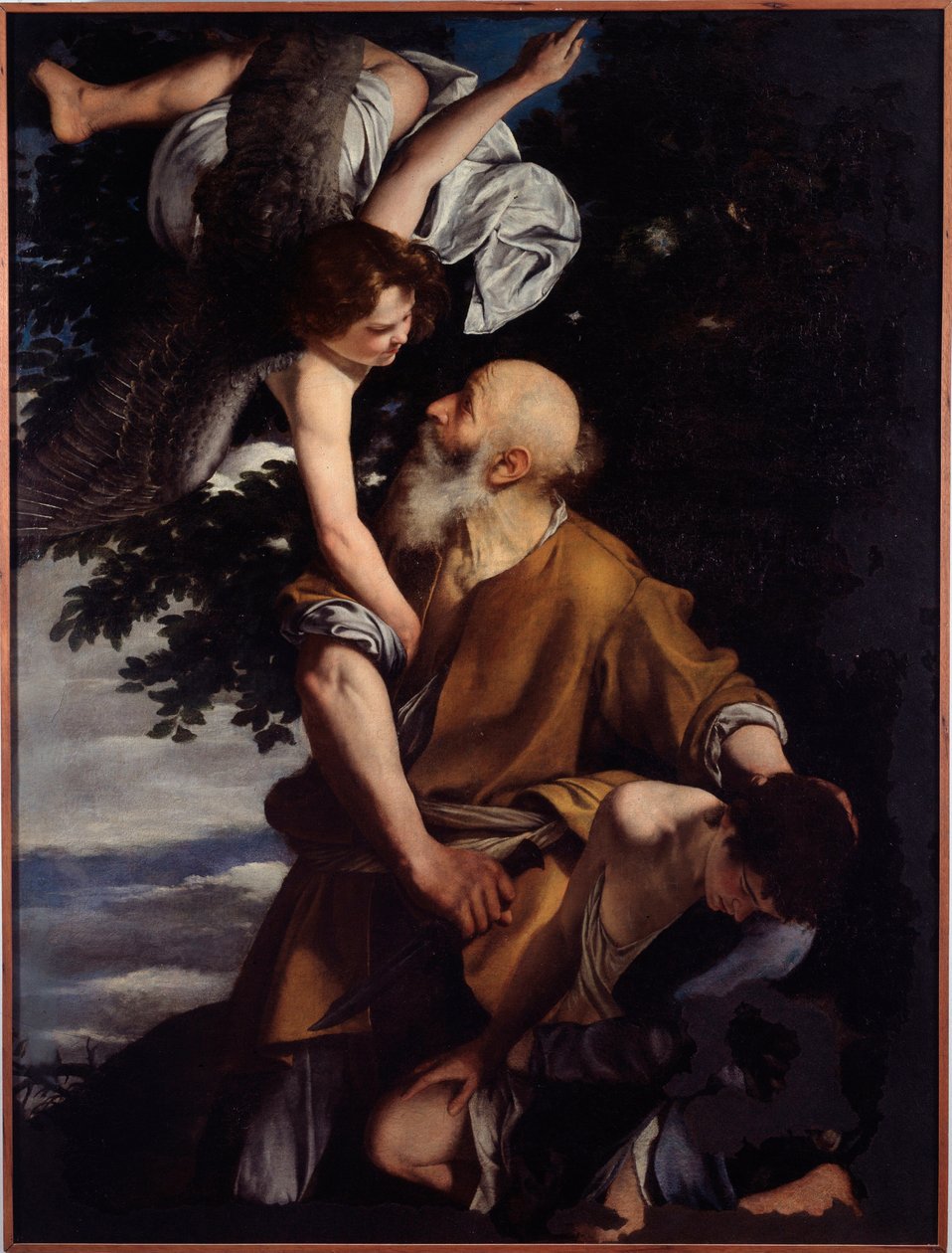 Vazba Izáka (olej na plátně od Orazio Gentileschi