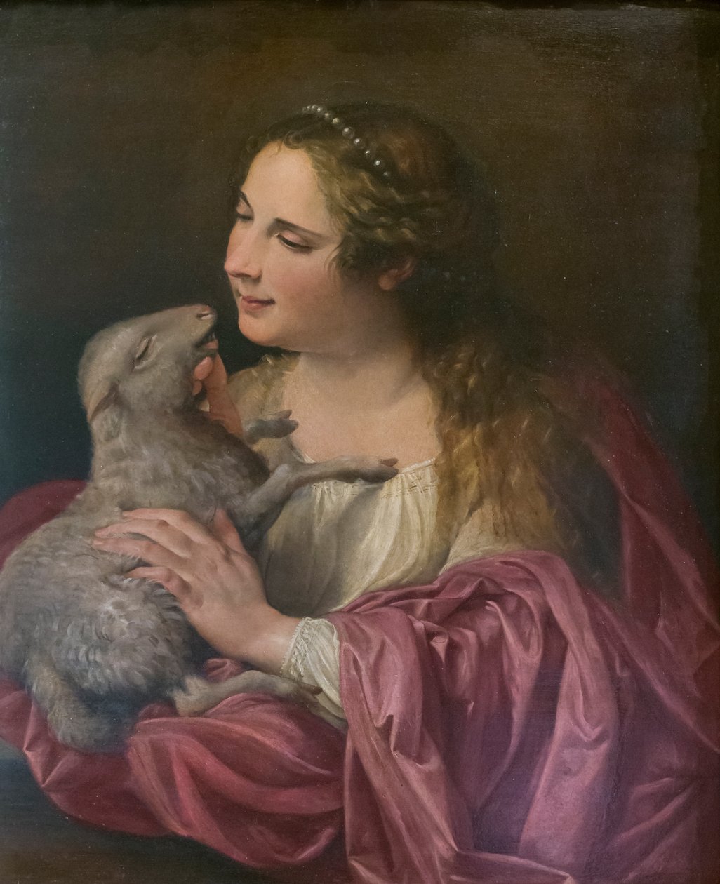 Svatá Anežka od Orazio Gentileschi