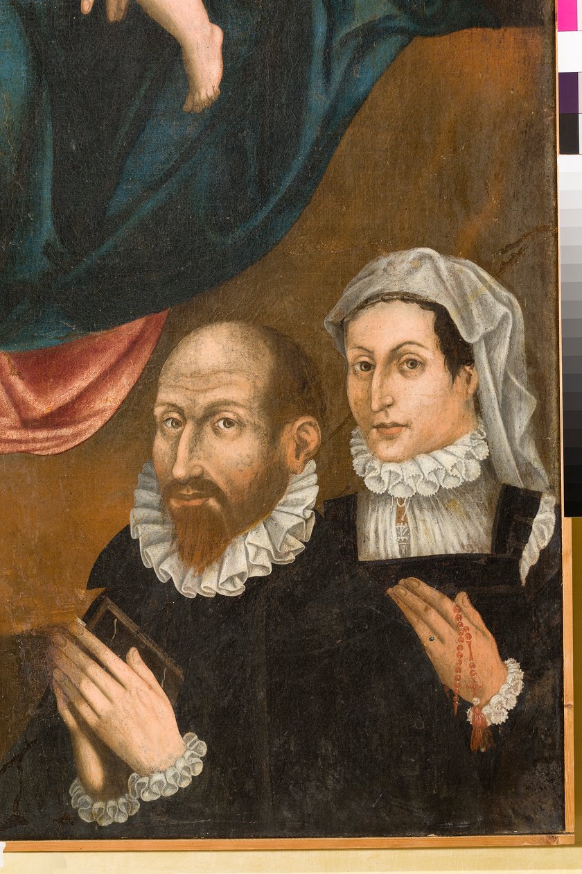 Svatba svaté Kateřiny, detail od Orazio da Spinazzola Iacobetta