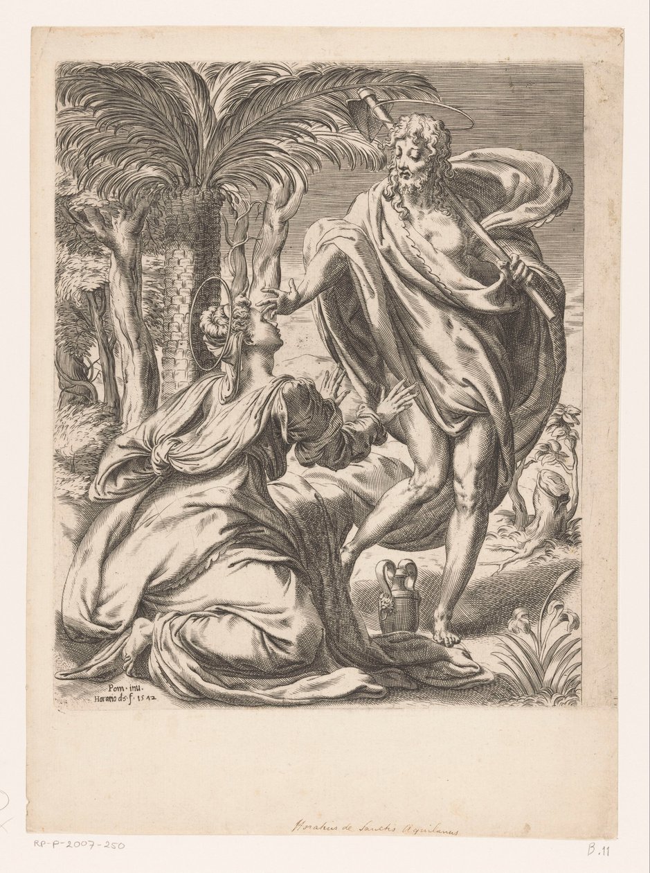 Kristus se zjevuje Marii Magdaleně (Noli me tangere) od Orazio de Santis