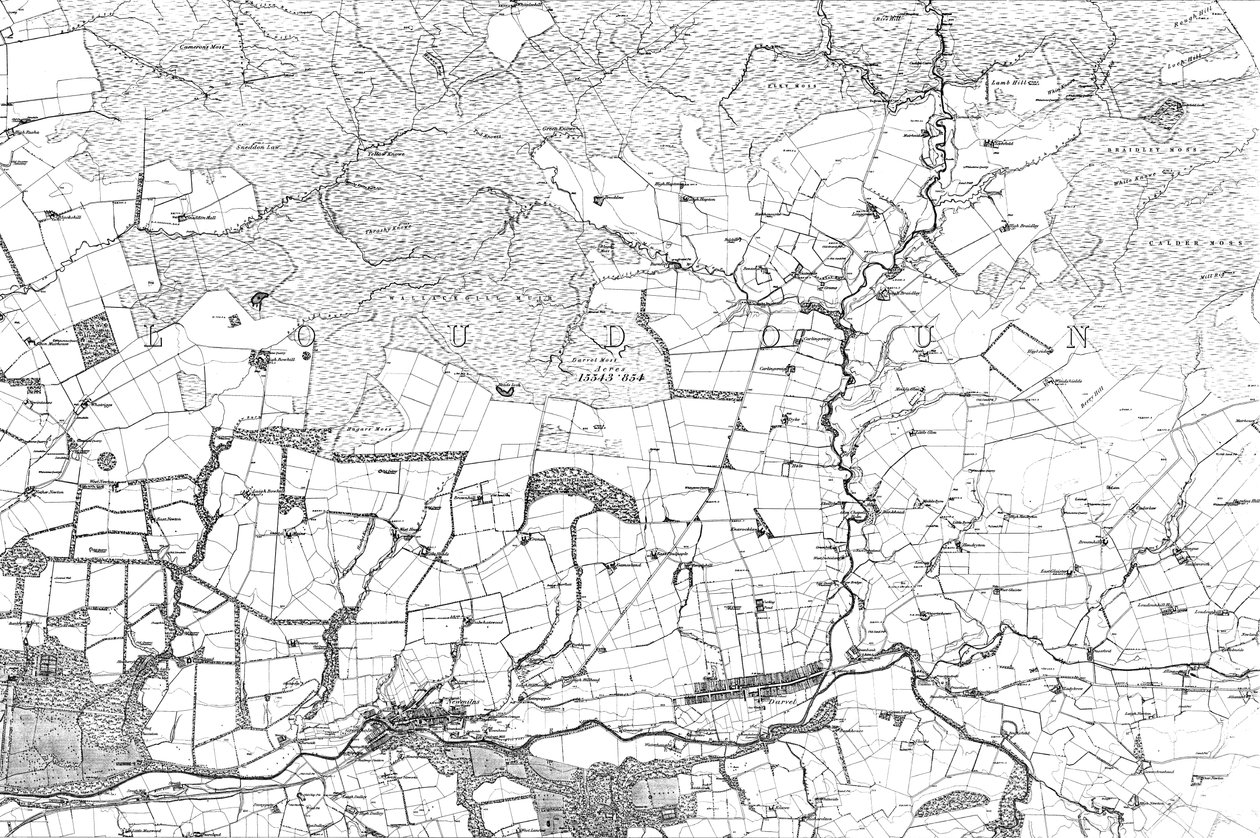 Mapa Ayrshire od Ordnance Survey