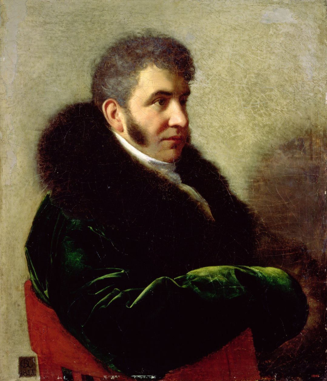 Portrét Ivana Alexejeviče Gagarina (1771-1832) 1811 od Orest Adamovich Kiprensky