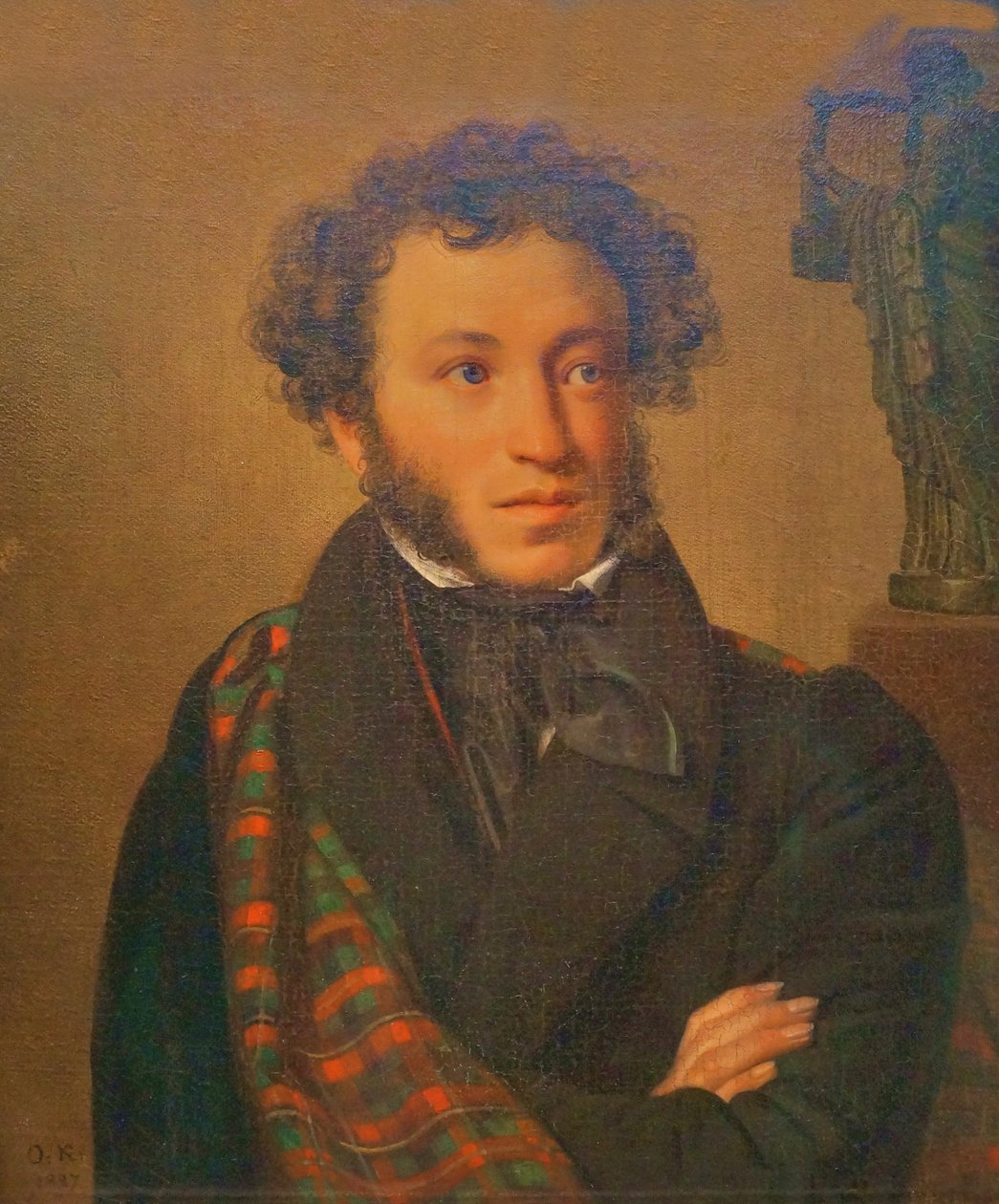 Portrét básníka A.S. Puškina od Orest Adamovich Kiprensky