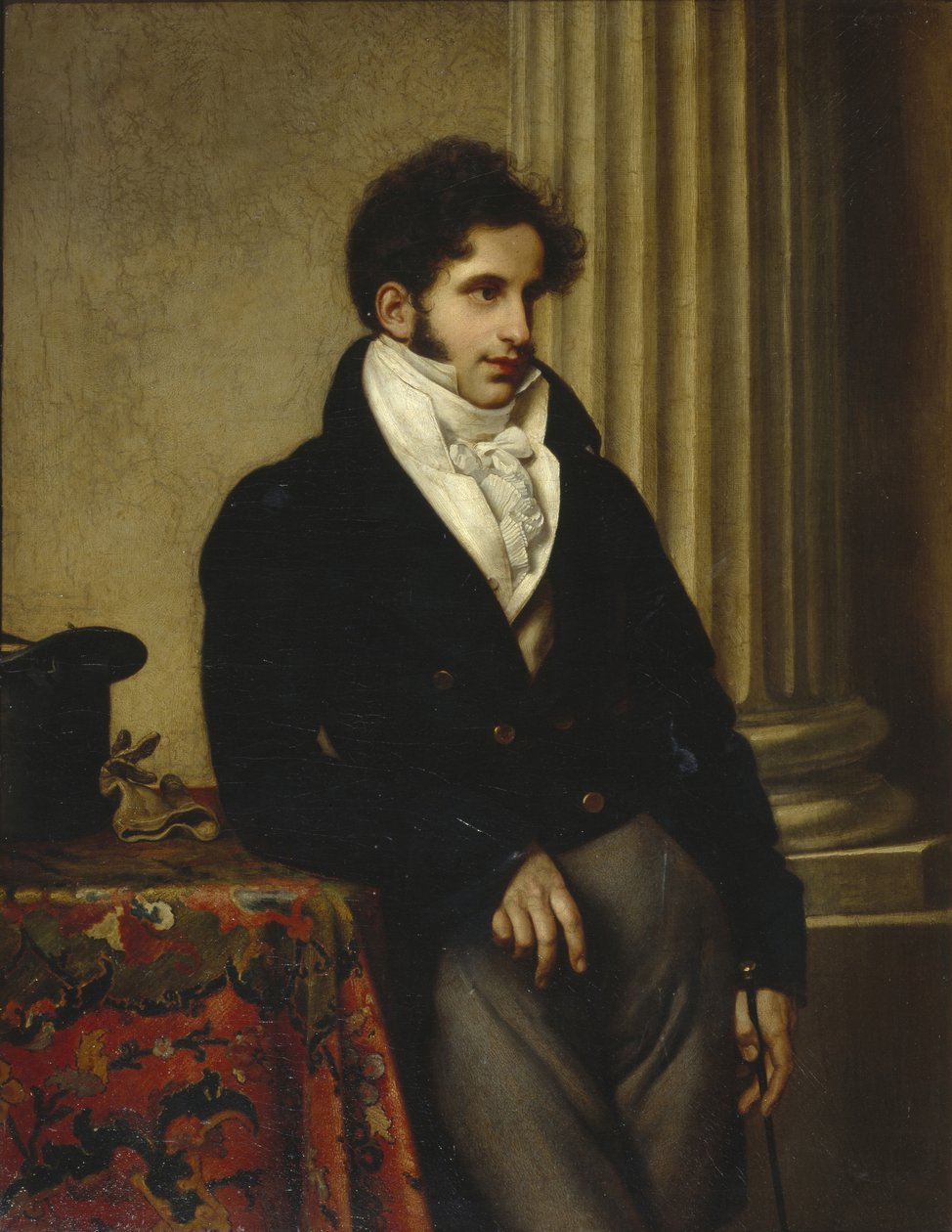 Portrét hraběte Sergeje Semionoviče Uvarova 1786-1855, 1815-1816 od Orest Adamovich Kiprensky