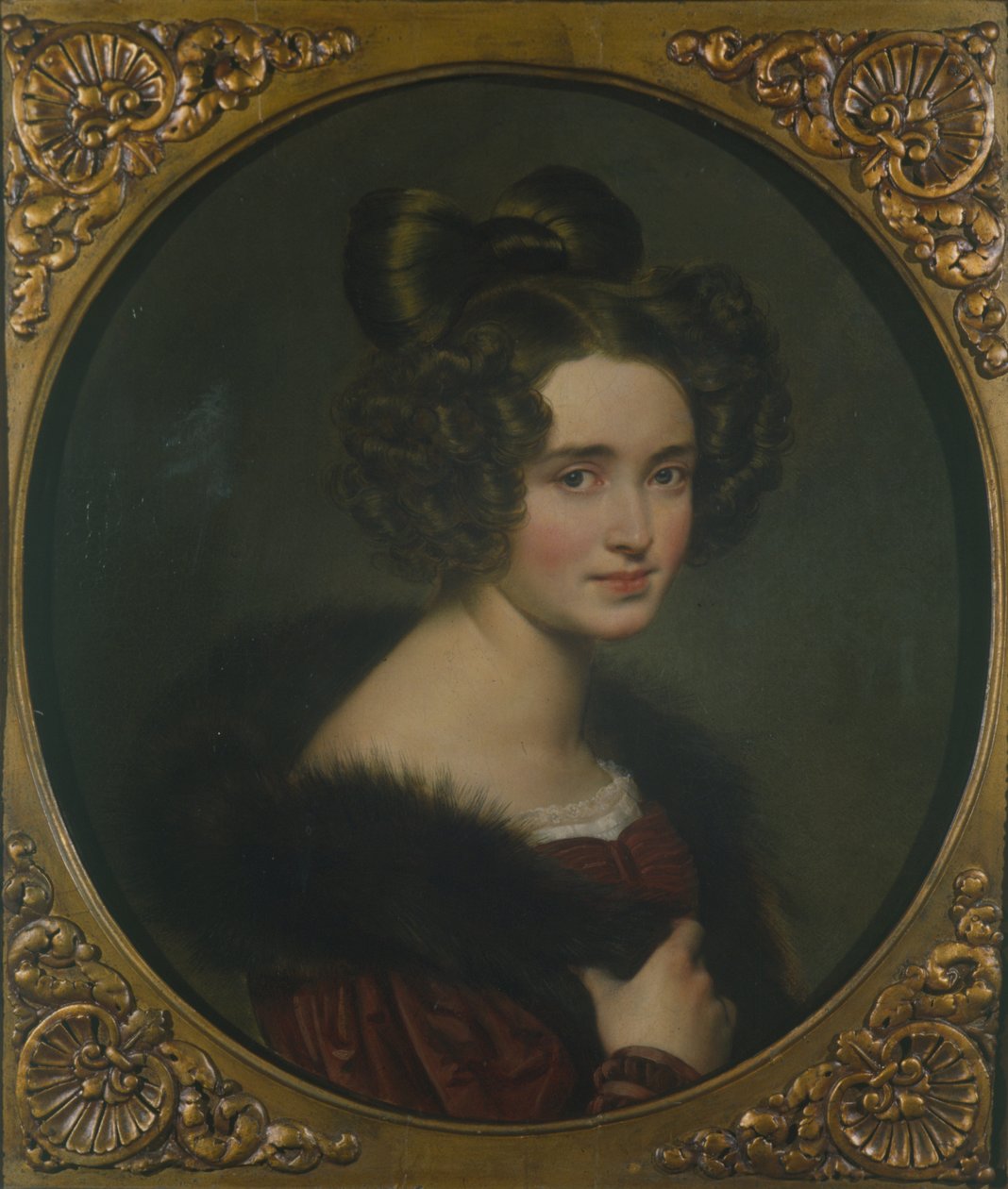 Portrét Olimpiady Ryumina, 1826 od Orest Adamovich Kiprensky