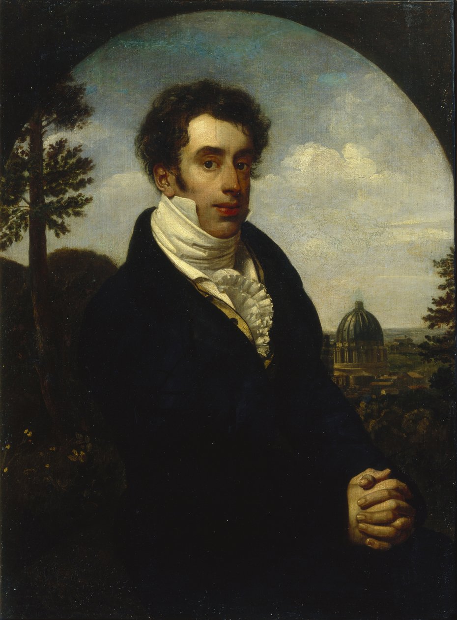 Portrét prince Alexandra Michajloviče Golitsyna 1798-1858, 1819 od Orest Adamovich Kiprensky