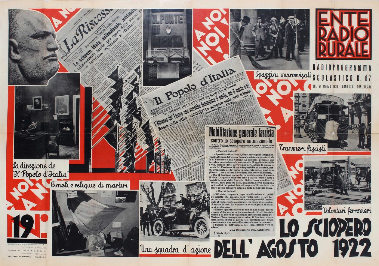 Rural Radio Authority Radioprogramma Scholastico N.67, 1936. od Oreste Gasperini