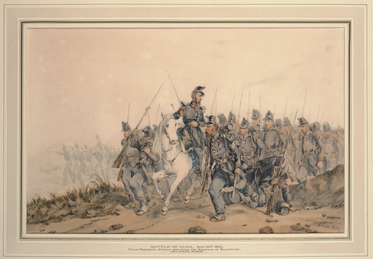 Bitva u Almy dne 20. září 1854, 1854 od Orlando Norie