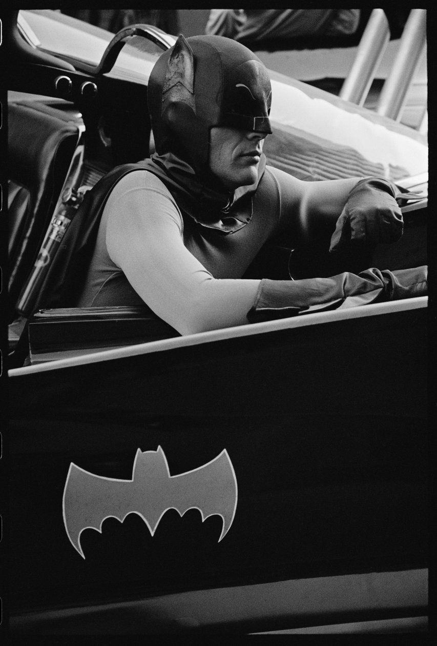 Batman na natáčení televizního seriálu 