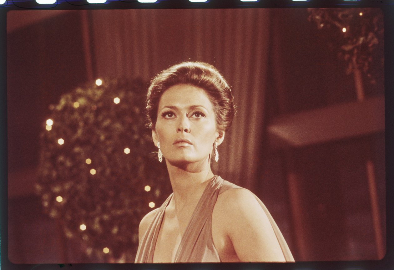 Faye Dunaway na natáčení 
