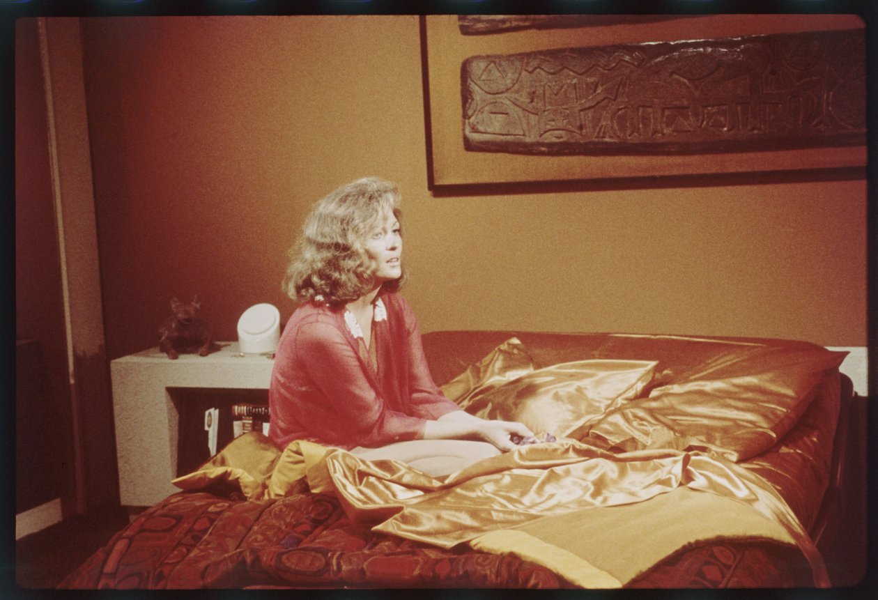 Faye Dunaway na natáčení 