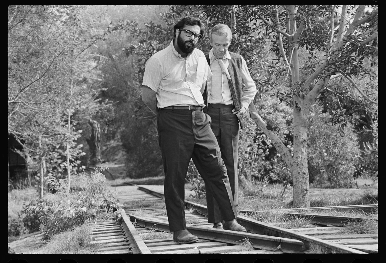 Francis Ford Coppola a Fred Astaire na natáčení filmu Finian