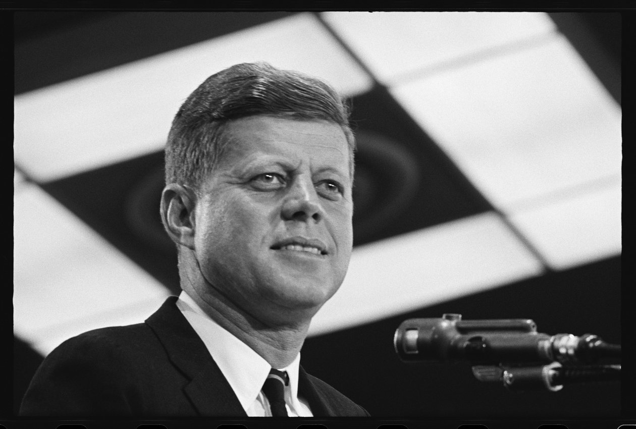 John F. Kennedy pronáší projev od Orlando Suero