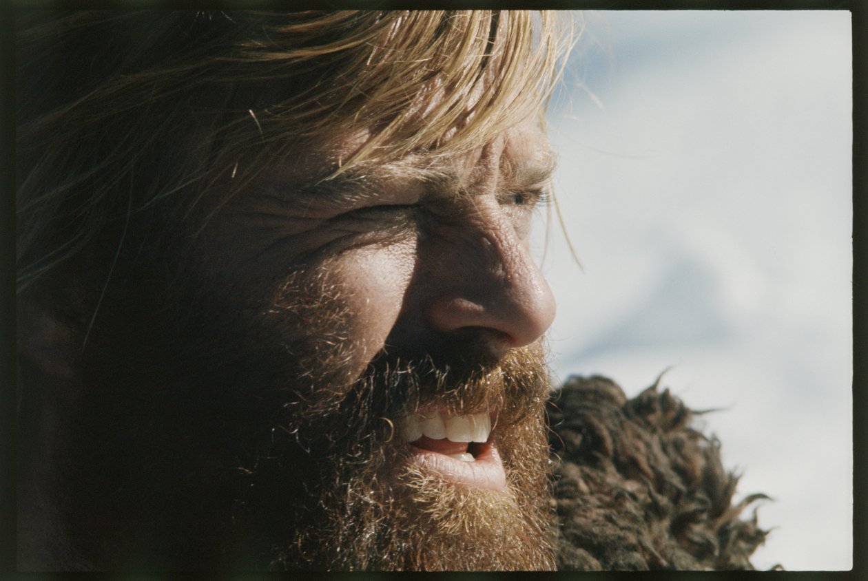 Robert Redford na natáčení 