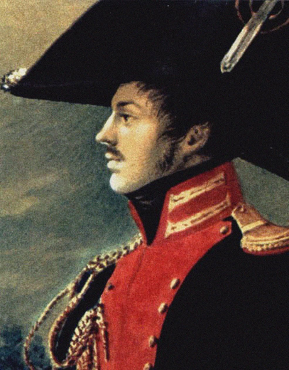 Portrét Pavla Ivanoviče Pestela 1793-1826 Detail, 1813 od Orlowski