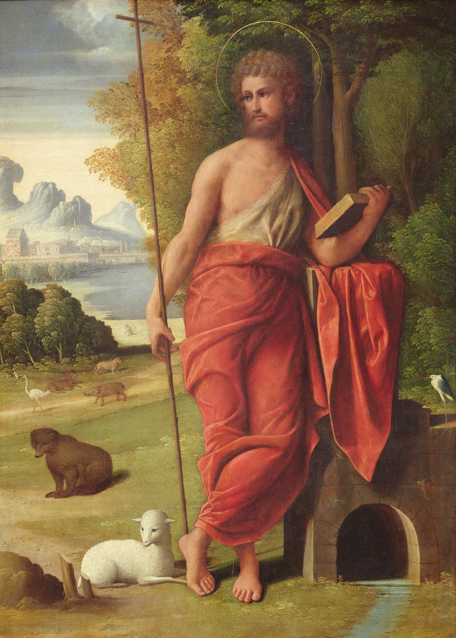 Svatý Jan Křtitel na poušti, kolem roku 1525 od Ortolano