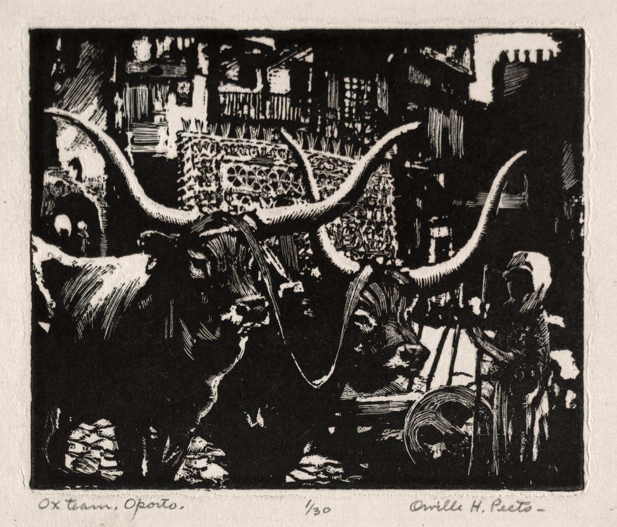 Ox Team, Porto od Orville Houghton Peets
