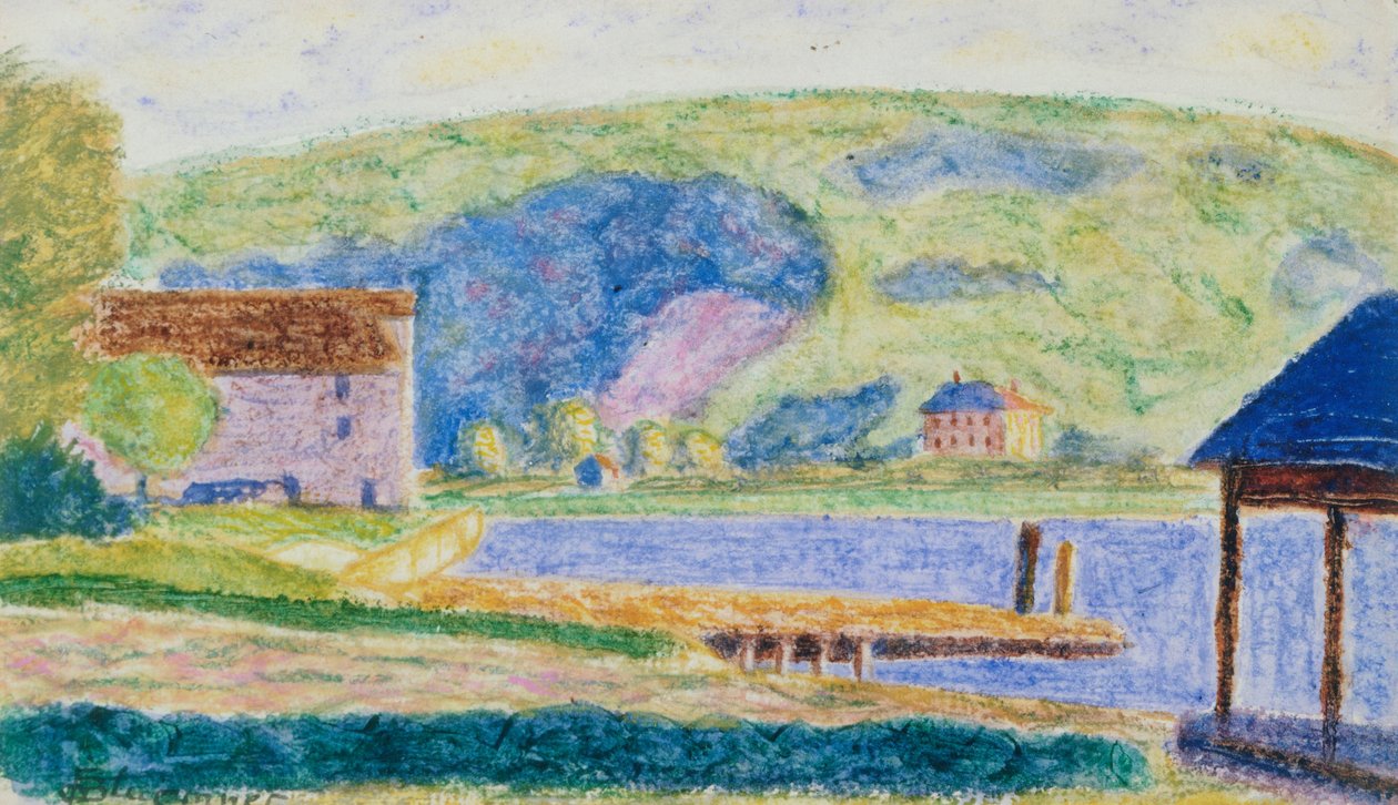 Cold Spring Harbor od Oscar Florianus Bluemner