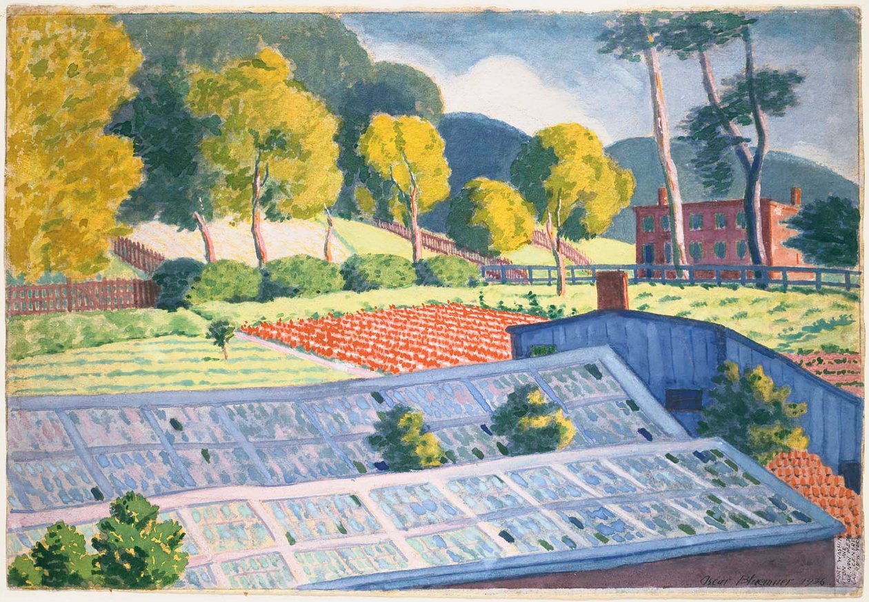 Fort Washington Avenue v roce 1911 od Oscar Florianus Bluemner