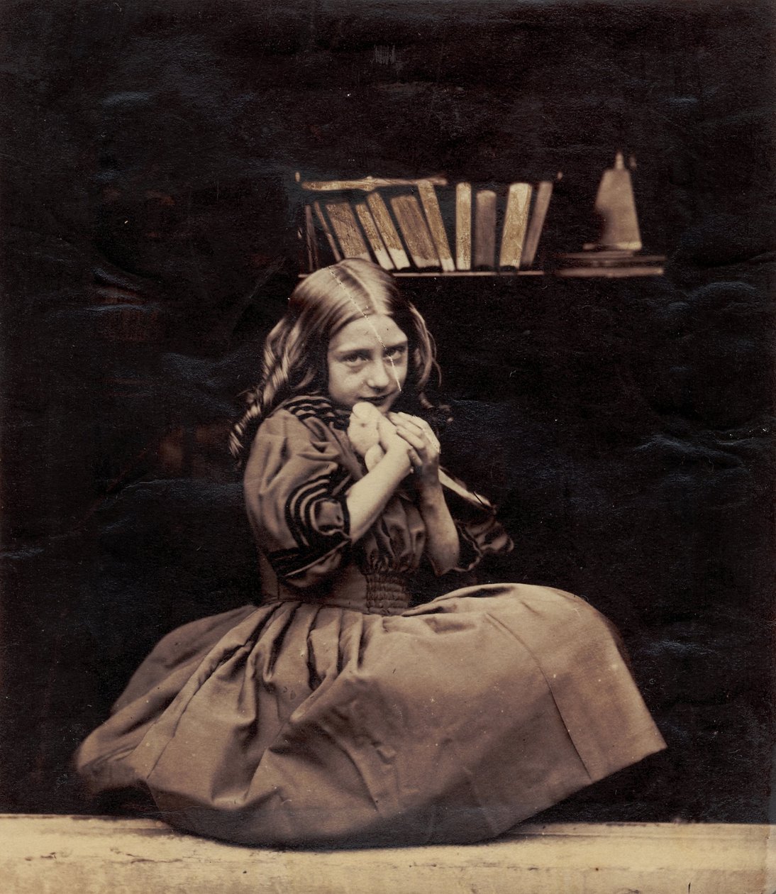 Dívka s holubicí od Oscar Gustav Rejlander
