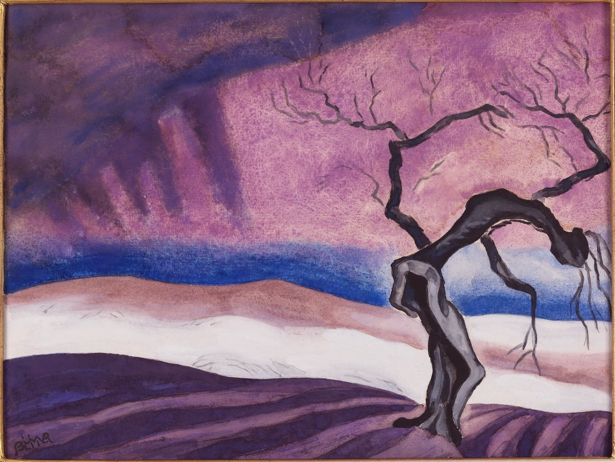 Smrt od Oscar Bluemner